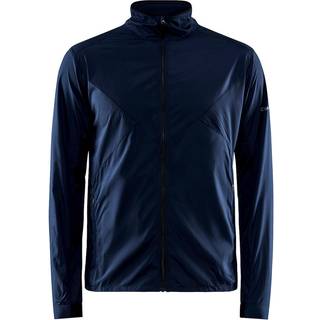 Craft Adv Essence Wind Jacket Str. S Herre - Letvægts løbejakke med lynlås til aktive mænd