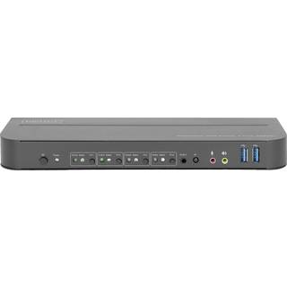 Digitus Ds-12890 Kvm-switch 4x Displayport Ind 1x Displayport/hdmi Ud Sort