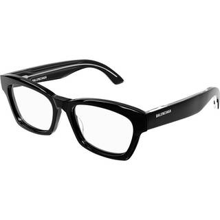 Balenciaga BB0242O 001 53 Briller Mænd Black - Shiny Black - 53mm