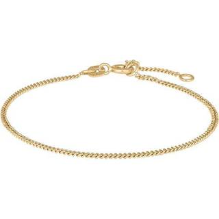 Siersbøl - Fladt panser armbånd i 8kt. guld