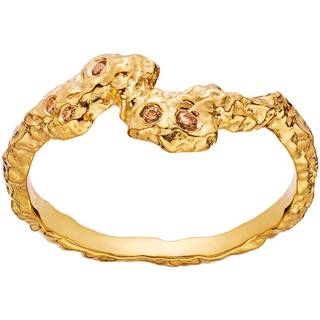 Maanesten Frida Ring 18 kt. Forgyldt Sølv 4775a-51 - Dame - 925 Sterling Silver
