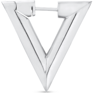 Jane Kønig Chunky Triangle Ørering Single Sølv BCTH-SS22-S - Dame - 925 Sterling Silver