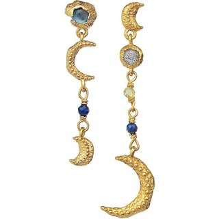 Maanesten Pheobe Øreringe 18 kt. Forgyldt Sølv 9735a - Dame - 925 Sterling Silver