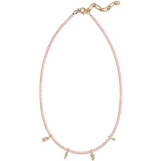 Enamel Copenhagen Necklace, Bahama Coral - 40,5 cm