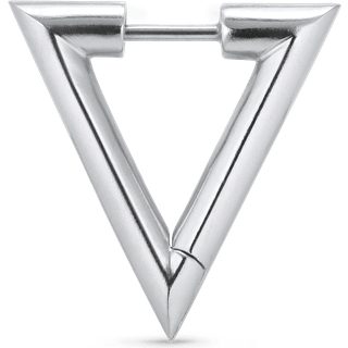 Jane Kønig Chunky Triangle Small Ørering Single Sølv SCT-HS22-S - Dame - 925 Sterling Silver