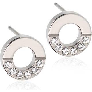Puck Hollow Split Titanium Øreringe fra Blomdahl