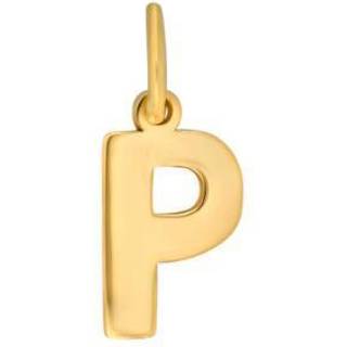 Siersbøl - Stor Bogstav vedhæng i 14kt. guld - P