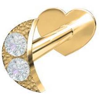 Nordahl Andersen Pierce52 14 Karat Guld Ørering med Diamanter 0,008 Carat