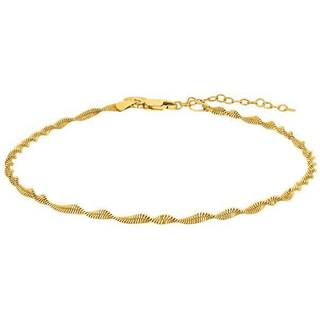Nordahl Jewellery - SPRING52 snoet ankelkæde i forgyldt sølv