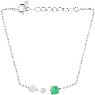 Pernille Corydon, Moss Armbånd, Grøn Chrysoprase/Sølv