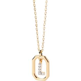 PDPAOLA Mini Letter Halskæde 18 kt. Forgyldt Sølv CO01-529-U - Dame - 925 Sterling Silver