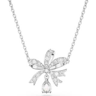 Swarovski Volta Silver Bow Necklace - 43cm
