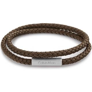 Calvin Klein Latch Armbånd Læder 35000208 - Herre - Genuine Leather
