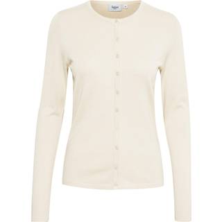Saint Tropez MilaSZ R-Neck Cardigan - Hvid - Str S - Damer