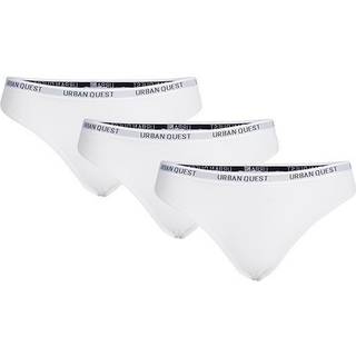 Bambus g-streng 3 pak - hvid, M