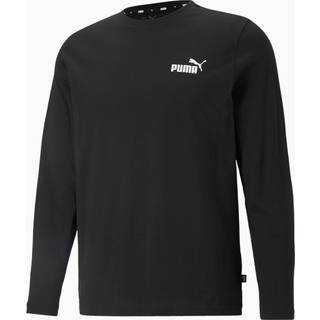 PUMA Herren Longsleeve schwarz Baumwolle & Mix unifarben