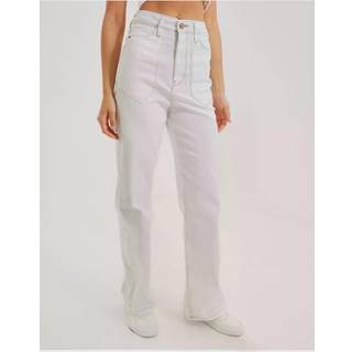 Noah Ultra High-waist Jeans - Hvid - Dame - 30/32 - PIECES