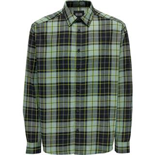 Check Print Skjorte, Chinois Green, M