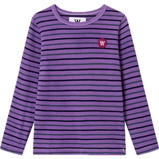 Wood Wood Bluse Kim Light Amethyst Stripes