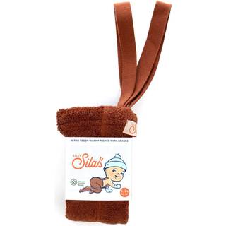 Silly Silas GOTS Teddy Strømpebukser Cinnamon 6-12 months  Brun  6-12 måneder  Unisex
