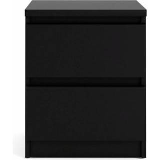 Naia Sengebord 2 skuffer - Matt Black