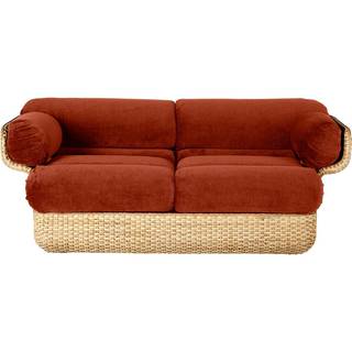 Gubi Basket 2-personers Sofa Rotting / - 2 personers sofaer Velour Belsuede Sp Fr 133 - 10111620