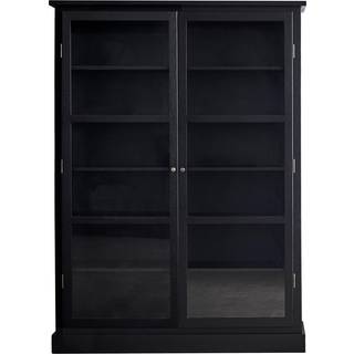 Lindebjerg Design N2 Display Cabinet - Skabe & Vitrineskabe Massiv Eg Dark Oak - N2 Dark Oak