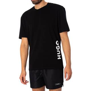 HUGO Herren T-Shirt schwarz unifarben
