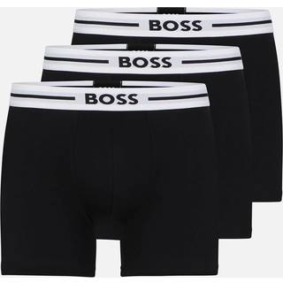 BOSS 3-pak Solid Cotton Bold Boxer - Black - Small * Kampagne *