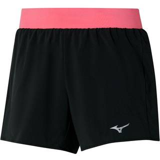 Mizuno Alpha 4.5in Shorts Women - Black, Pink, Size S - black