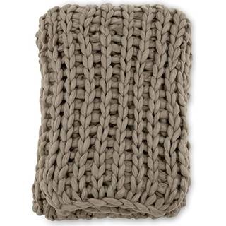 Kate plaid 170x130cm 100 % polyester grå