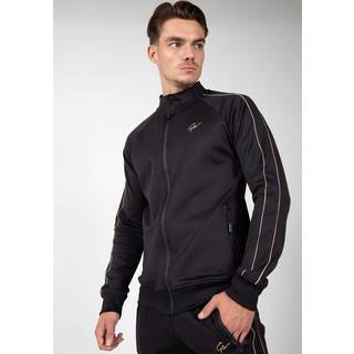 Wenden Track Jacket, Black/Gold