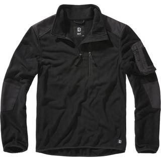 Brandit Fleece Trøje Ripstop Sort