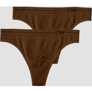 Everyday Seamless Thong 2-pack, Cinnamon