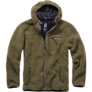 Brandit Teddyfleece Worker Jakke Oliven