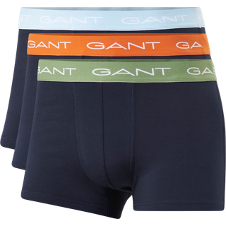 Gant 3-pak Cotton Trunks - Navy/Blue - X-Large * Kampagne *
