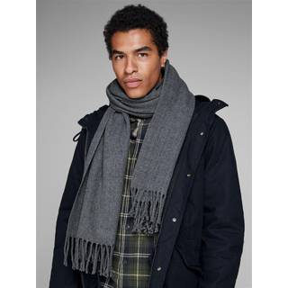 Jack & Jones SOLID WOVEN SCARF Grey Melange