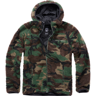 Brandit Teddyfleece Worker Jakke Woodland