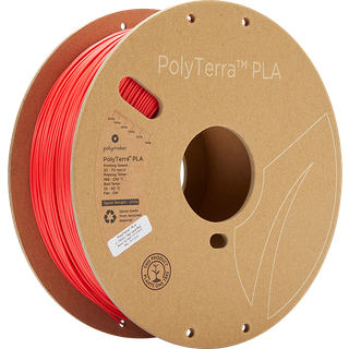 Polymaker - PolyTerra PLA - Lava Red - 1.75mm - 1kg