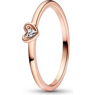 Pandora 182495C01 Damenring Strahlendes Herz Roségoldfarben