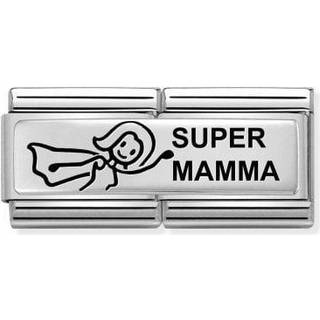 Nomination Silvershine Super Mamma Double Charm - Stainless Steel