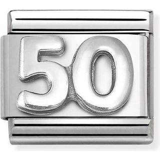 Nomination Oxidised Special Birthday Charm - 50 - Silver
