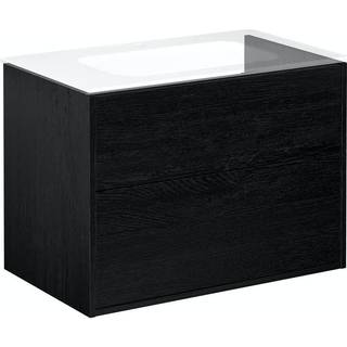 Gustavsberg Artic vaskeskab sort træ 80