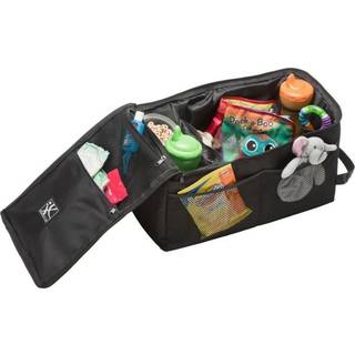 J.L. Childress Backseat Butler Car Seat Organizer - Cupindehavere og opbevaring til forbagsædersæder Trunk - Travel Roadtrip Organisation - Ekstr