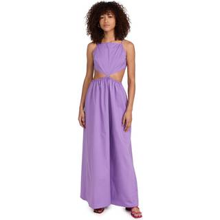 Staud Myla cutout maxi dress - purple - M