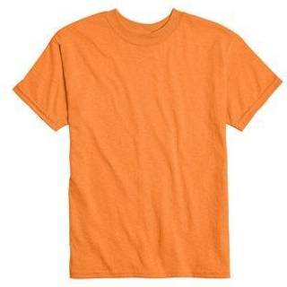 Hanes EcoSmart Youth Short Sleeve T -shirt - Safety Orange M
