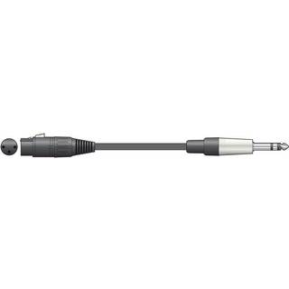 High quality XLR hun til Jack stereo kabel - 6 m