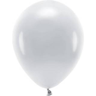10 stk. Økologiske balloner grå 12" - Biologisk nedbrydelig festdekoration heliumklar