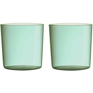 Design Letters Design Letters Kids Eco drikkeglas 2-pak Green