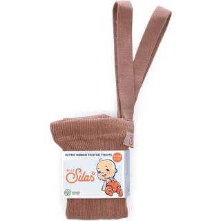 Silly Silas GOTS Strømpebukser Light Brown Rose 1-2 Y  Creme  1-2 år  Unisex